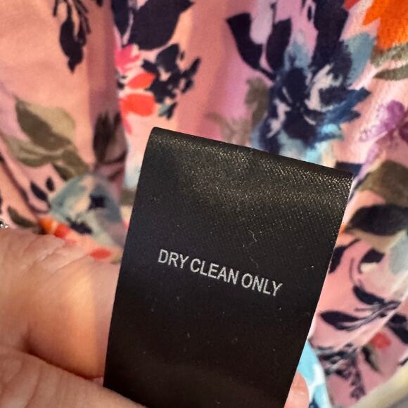 Torrid Off Shoulder Maxi Dress Pink Floral Smocked Hi-Low Hem Short Sleeve Sz 2X - Picture 4 of 5